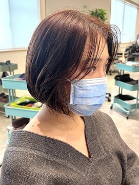 ビスポーク(BESPOKE) 【透明感♪韓国風エギョモリ】シースルーバング大人可愛い小顔