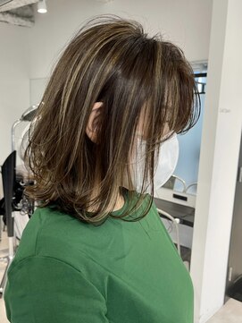 GBG 自由が丘 《After》仕上がりスタイル【白髪ぼかし脱白髪染めハイライト 】