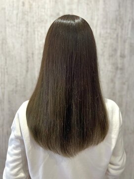 テトテ 門戸厄神店(tetote) ／髪質改善／グレージュカラー／シルキーブラウン／
