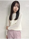 蒲郡ヘアカラー/シースルーバンク/艶髪/サイドバンク/前髪カット