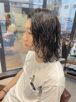 ギフト(Gift. hair&spa) 【Gift.hair&spa】メンズ波巻きパーマロング