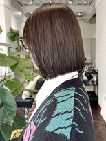 ラレイ ハラジュク(Lalei harajuku)&nbsp;【ささき】切りっぱなしボブ/ボブ/学割U24/赤み消しカラー