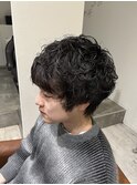 メンズランダムパーマ
