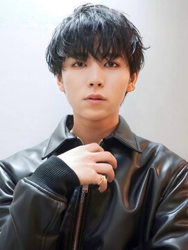 アグ ヘアー シー 仙台港店(Agu hair s’ii) 《Agu hair》ストレートマッシュ【numberA.×BLEACHi】