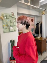 アンドチル 渋谷(AND CHILL)&nbsp;ピンクベージュ/パステルピンク/マッシュウルフ