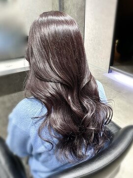 エースヘアー(A.hair) ラベンダーグレージュ/ザクザクレイヤー/韓国/髪質改善