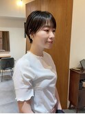 ショート×暗髪グレージュ【横浜/横浜駅】