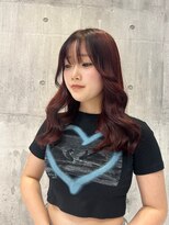 アース 八王子店(HAIR&MAKE EARTH)&nbsp;チェリーレッドカラー