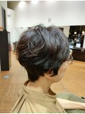 【パーマヘア】大人ショート