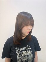 イオエ 梅田(ioe)&nbsp;ダブルカラー/大人ボブ/黒髪スタイル/髪質改善/縮毛矯正