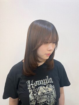 イオエ 梅田(ioe) ダブルカラー/大人ボブ/黒髪スタイル/髪質改善/縮毛矯正