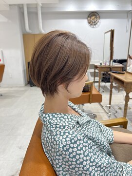 ネイロ 錦糸町(NeiRo) 魅力倍増カールセミディシアーカラーダークアッシュショートヘア