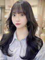 シーテ(Ciete)&nbsp;くびれヘア　× ネイビーグレー