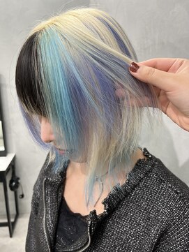 ヘアサロン ドット トウキョウ カラー 町田店(hair salon dot. tokyo color) 黒髪/ボブルフ/ネビージュ/小顔/ワンレン/前髪