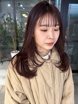 ダンボ(DUMBO)&nbsp;【 sayaca 】レイヤーカット　ワインレッド　チェリーレッド