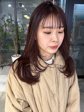 ダンボ(DUMBO) 【 sayaca 】レイヤーカット ワインレッド チェリーレッド