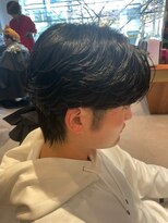 ダブル(W) メンズ/マッシュショート/カルマパーマ/韓国スタイル