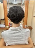 大人ニュアンスパーマ/マッシュショートパーマ/刈り上げパーマ