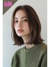 【人気No.1】カット+肌映えカラー＋選べる2stepトリートメント￥16300自由が丘