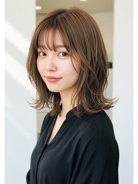 グルグル 下総中山店(GULGUL) ミディアム/ショート/レイヤーカット/白髪ぼかし/前髪/下総中山