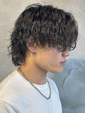 ニアウ 高崎店(Niau) サーフカール波巻きスパイラルパーマメンズパーマ群馬高崎眉毛