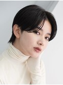 横浜西口大人ショートボブくびれショートヘア切りっぱなしボブ