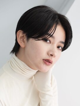 エリマ 横浜西口(elima) 横浜西口大人ショートボブくびれショートヘア切りっぱなしボブ