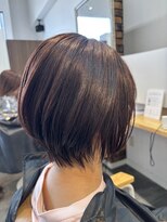リノ 金山(Rino) デザインカラー/レイヤーカット/ウェットヘア/オリーブベージュ