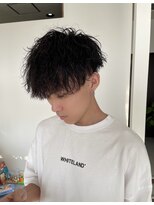 エミュ(emu.)&nbsp;奈良 メンズミディアムなら大安寺で！爽やかパーマスタイル