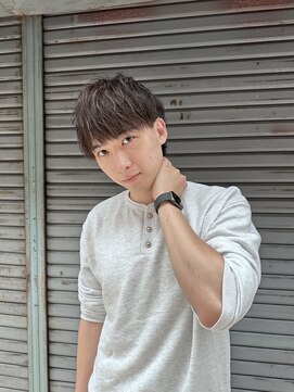 ティーヘア(t.hair) 爽やかメンズカット/センターパート/フェード/ビジネス/刈り上げ