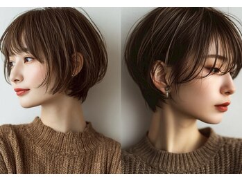 アミ 松戸(amie)の写真/【松戸駅1分】ショートカット・ボブや小顔カットが得意なstylist在籍★カット￥3000/前髪カット￥1000