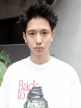 ネロ ヘアサロン 渋谷(NERO HAIR SALON) 【 松井 隆人 】スパイキーショート メンズヘア アップバング