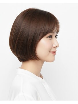 レウナ 外苑前(Reuna) 【30代40代50代】丸みが綺麗なひし形マッシュショートボブ