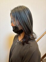 クレエ ヘアー デザイン(creer hair design)&nbsp;ハイライトニュアンスカラー大人可愛い小顔レイヤーカットミディ