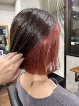 ビスイル 秋葉原店(Vis ill) 愛されショートボブ艶髪くびレイヤーエモージュピンクベージュ