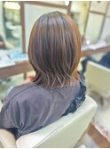 ナチュラルハイライトボブ【四條畷市】