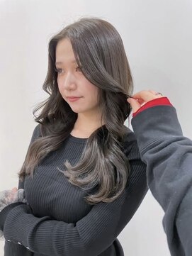 グルス(GruS) #オリーブグレージュ #ブリーチなし #ダブルカラー