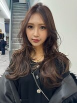 ラ キング(LA KING)&nbsp;ブラウン×レイヤーカット