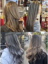 動きと立体感を仕込む、ハイライト×バレイヤージュ