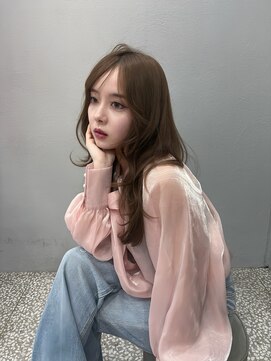 ボタン コロン 表参道 原宿(VOTAN COLON) オリーブブラウン/レイヤーカット/透明感カラー/韓国ヘア