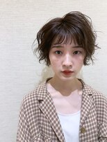 アピッシュ 国分寺(apish) ニュアンスショートパーマ