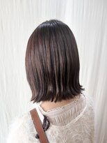 ココカラヘアー ニコ(cococara hair nico)&nbsp;切りっぱなしボブ/明るめベージュ