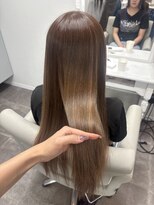 アンク クロス 関内店&nbsp;ブリーチなしブラウンベージュ！