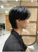 似合わせ小顔カット×センターパート/マッシュ　顔タイプ診断