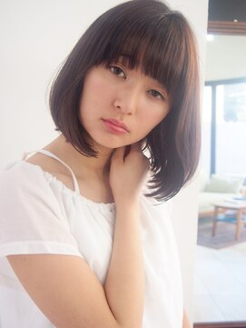 リアンカ(LIANCA) 【lianca】前下がりBOB×ピンクブラウンカラーでナチュラルsweet