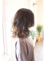 ココロヘアー 中島店(Cocolo hair) マットアッシュ｜インナーカラー/ゆるふわロング（ＳＩＤＥ）