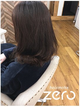 ヘアメイクゼロ 坂戸駅前店(hairmake zero) アディクシー　アメジスト ニュアンスカラー 20代30代40代