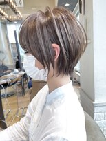 バンプ ギンザ(BUMP GINZA)&nbsp;《30代40代》白髪ぼかしハイライト×前下がりボブ【イケダ】