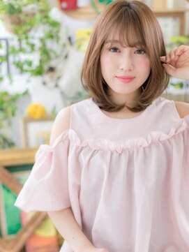 カバーヘア ブリス 志木南口駅前店(COVER HAIR bliss) シルキーベージュハイライト内巻きワンカールa志木20代30代40代!