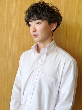 トップヘアー アヴェニュー 刈谷(TOPHAIR Avenue) モテる髪型に挑戦しませんか？/アッシュブラック/前髪パーマ